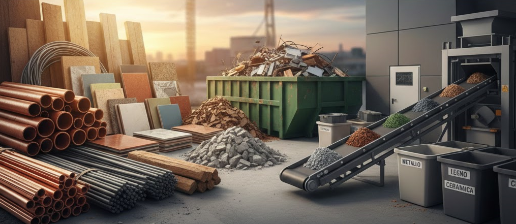 scarti metallici di cantiere