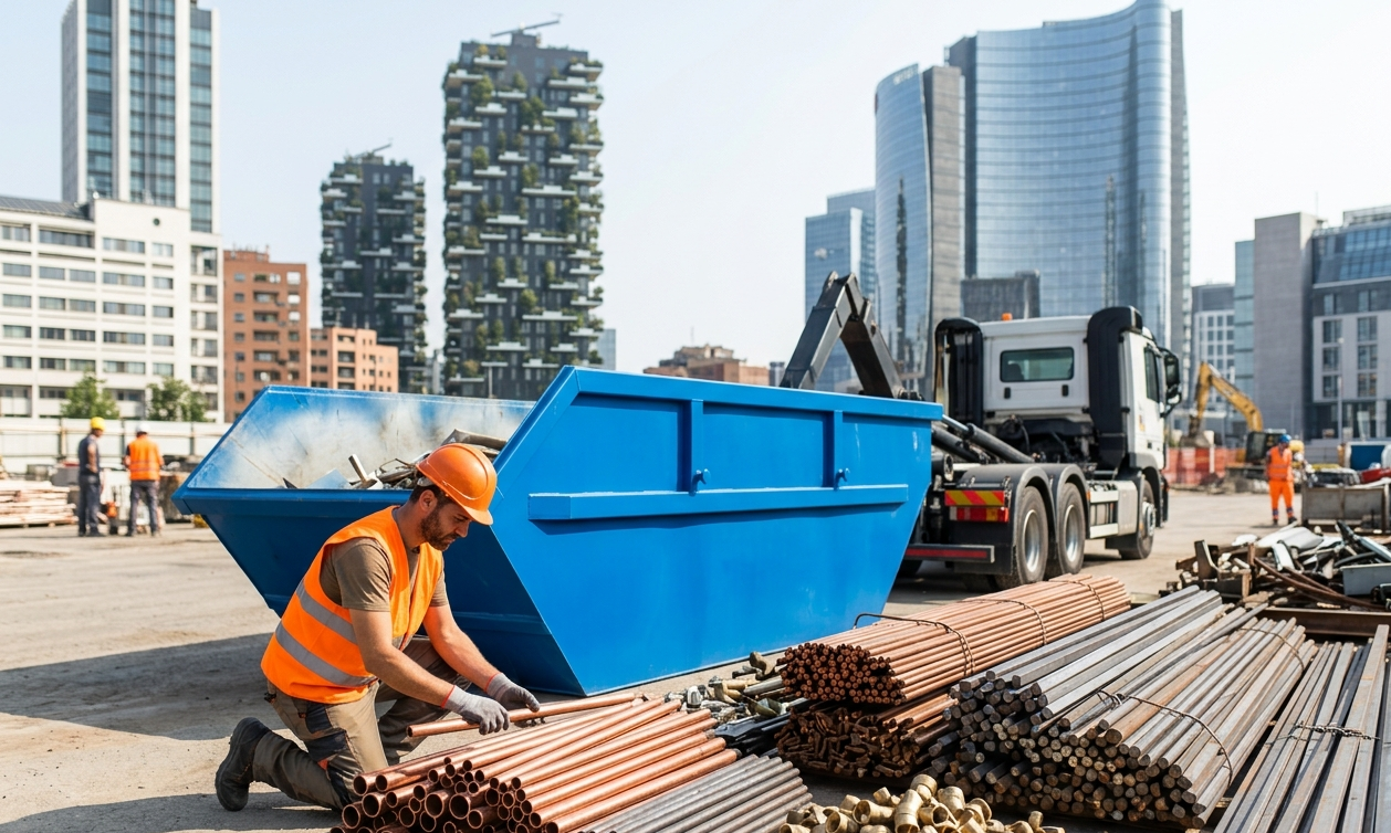 ritiro metalli in cantiere